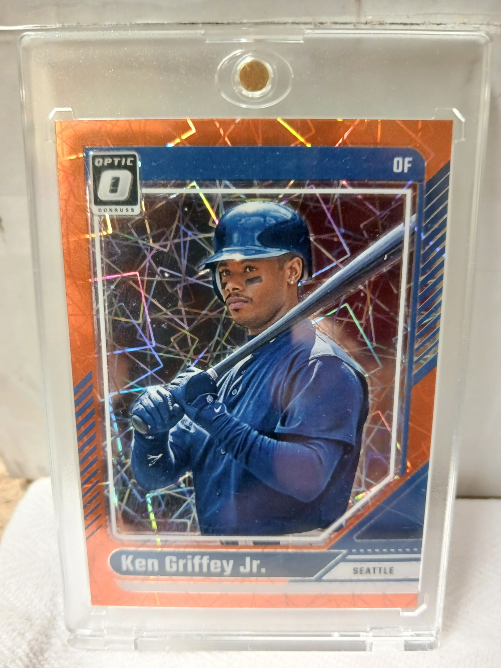 2024 Donruss Optic Orange /BLUE VelocitY Holo KEN GRIFFEY JR!!!